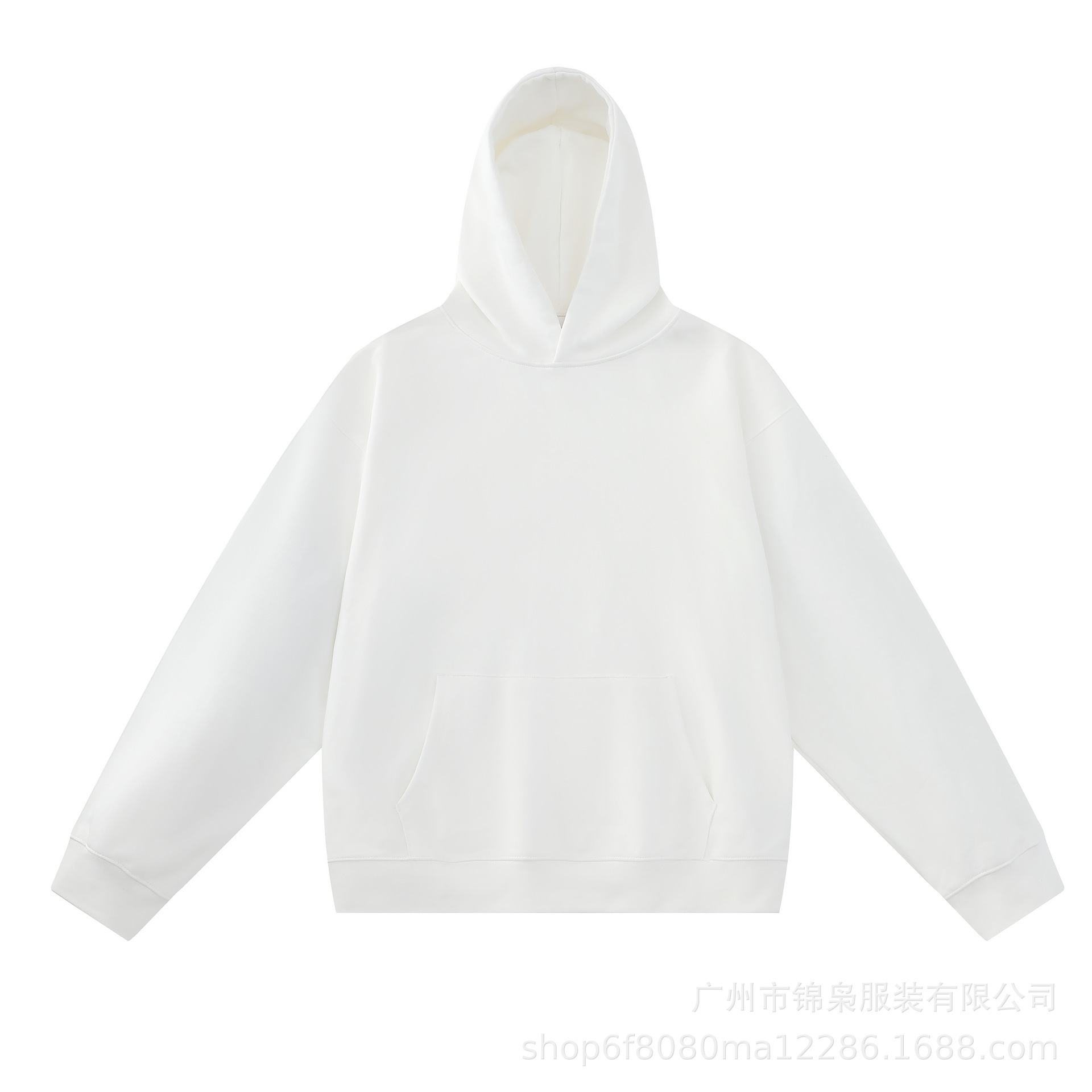À capuche - blanc