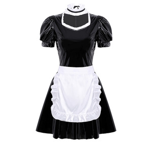 Women Waitress Party Stage Performance Sexy Lolita <strong>French</strong> Maid Dress <strong>Costume</strong> CARR-045 - Product Image 6
