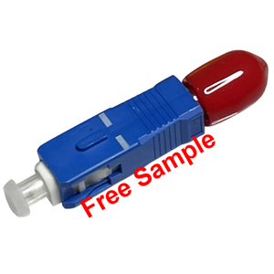 Adaptateur optique ZIFONIC SC mâle vers ST femelle pour câble de brassage et pigtail monomode/multimode avec G652D, garantie 13 mois - Product Image 1