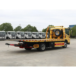 150HP FAW 4X2 <b>Flatbed</b> Tow <b>Truck</b> 3-6Ton for Accident Vehicle Recovery heavy duty tow <b>truck</b> - Product Image 2