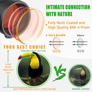 SPINA OPTICS 8-16x56 Dach prisma BAK4 Mon okular FMC <span class=keywords><strong>High</strong></span> <span class=keywords><strong>Definition</strong></span> Teleskop mit Gurt - Product Image 6