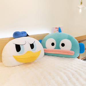 Nouveau design Coussin décoratif en peluche canard doux, Coussin décoratif poisson moche, Cadeaux pour enfants et adultes, Décoration d'intérieur, Vente en gros, Peluche douce - Product Image 1
