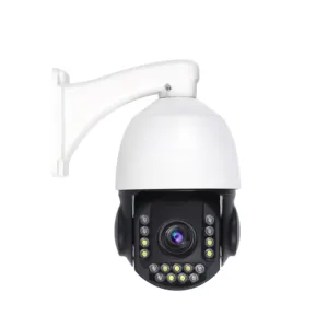 6mp 20x Optische Zoom Poe Ip Ptz Speed Dome Camera Buitenbeveiliging Full Color Long Range 2 Way Audio Sd Slot