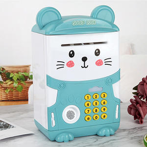 Alcancía Electrónica con Forma <span class=keywords><strong>de</strong></span> Cajero Automático, Contraseña, Monedas, Plástico, Juguete para Niños, Alcancía - Product Image 2