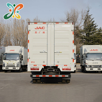 Camion de livraison JAC Junling E5 132HP avec caisse de 4,15 m, camionnette utilitaire d'occasion JAC Junling 4X2, camions de transport de marchandises