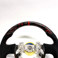 Volant sport en fibre de carbone forgée sur mesure avec éclairage LED pour GT86 Subaru BRZ Scion FR-S