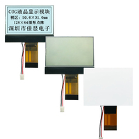 Penjualan Langsung Pabrik SCCdisplay 12864 Modul Layar LCD Monokrom Kustom FSTN Grafis dengan Lampu Latar Putih