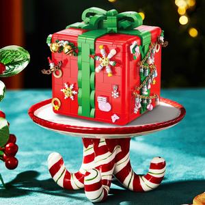 Juguete Modelo Más Vendido, Caja de Máquina de Navidad, Bloques de Construcción Navideños, Adornos de Plástico, Regalos de Navidad para Niños, Venta al por Mayor OEM - Product Image 4