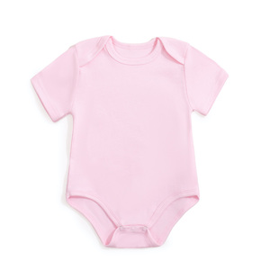 <span class=keywords><strong>Ropa</strong></span> de Recién <span class=keywords><strong>Nacido</strong></span> con Logotipo Personalizado, 0-24 Meses, Mono de Color Sólido, Traje de Escalada de Manga Corta <span class=keywords><strong>para</strong></span> Bebés Niños y Niñas - Product Image 3