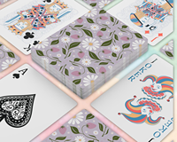 Cartes à jouer personnalisées de taille Bridge |   Impression de jeux de cartes personnalisés avec logo et marque, finition lisse et brillante, pour cadeaux promotionnels