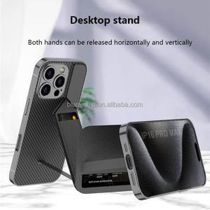 Meilleure qualité antichoc antidéflagrant Pu cellule couverture mobile en gros sac à main en cuir étui de téléphone pour I Phone 11 15 16 Pro Max - Product Image 2