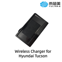 Chargeur de voiture sans fil YULINME, vente directe d'usine, compatible Android et iOS QI2 EMC 3 bobines, adapté pour HYUNDAI TUCSON 2016-2021