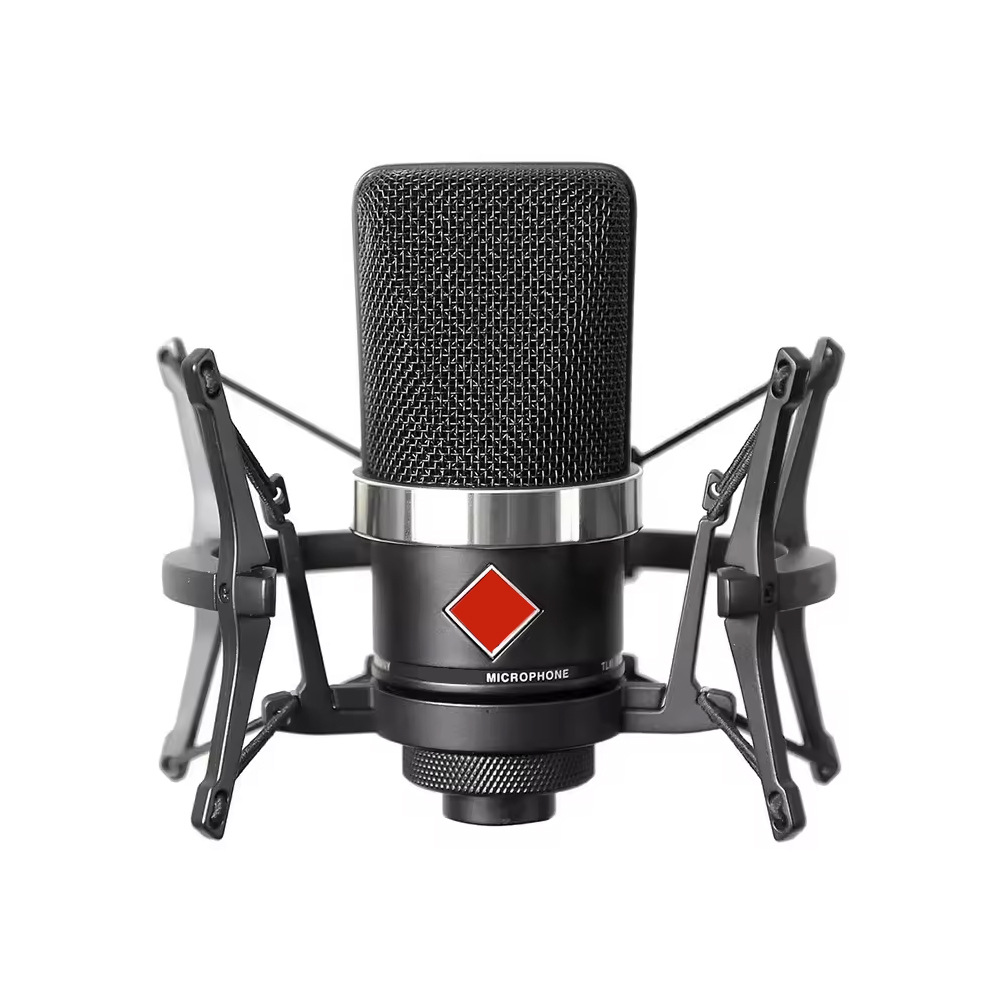 Cardioid Condenser Studio Microphone Compatible with Neumann TLM 102 | Professional Recording Mic with Accessories