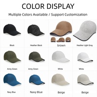 Gorra de Golf Plegable con Logotipo Personalizado, Ligera, Resistente a las Arrugas, Moldeada en una Sola Pieza, sin Costuras, para Viajes, Gorra de Béisbol de Alto Rendimiento