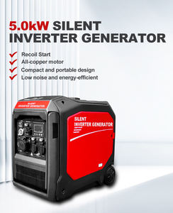 <span class=keywords><strong>Generador</strong></span> <span class=keywords><strong>Inverter</strong></span> Profesional de 5kW, 5500W, Súper Silencioso, Energía Estable y Limpia para Obras de Construcción y Emergencias, Eficiente en Consumo de Combustible - Product Image 5