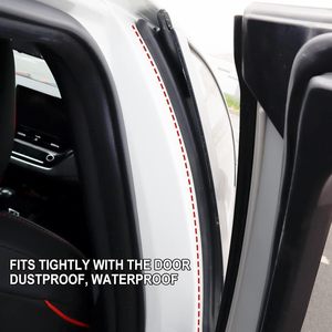 Car Door Edge Protection Guards Universal Fit <strong>Rubber</strong> <strong>B</strong>-pillar Edge Trim Car Protection Door Edge Fit for Most Car - Product Image 5