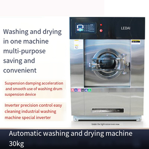15kg 30kg Fully Automatic Large Extractor Industrial Hospital Washing Drying Washing Machine for Commercial - Product Image 3