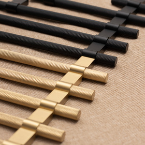 Modern Single Hole Wardrobe Shoe <b>Cabinet</b> with Long Gold Brass Handle Fashionable Hot Style Direct Sale-for Kitchen & Bathroom - Product Image 4