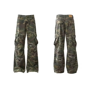 Fabricante Personalizado de Pantalones Cargo de Camuflaje Estilo Streetwear, Proveedor de Pantalones Utilitarios de Camuflaje al Por Mayor - Product Image 3