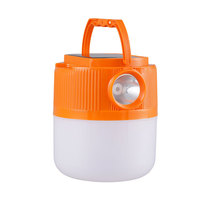 Lampe torche LED portable à charge solaire, indice IP67, blanc chaud, intensité réglable, nouveau modèle, pour marché nocturne, maison, jardin, camping, utilisation en stand, alimentation électrique