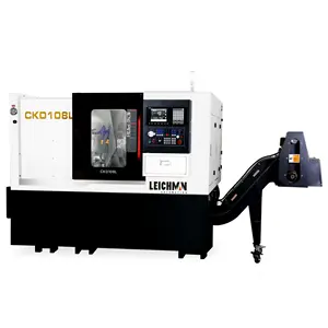 ماكينة خراطة CNC بمحور مزدوج أفقي وأمامي، ماكينة خراطة CNC مع التجارة CNC بمحور للتحكم Fanuc