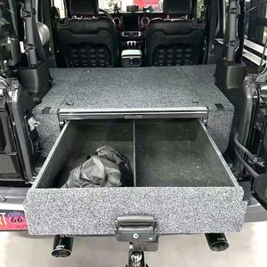 ลิ้นชักเก็บของแบบเลื่อนสำหรับรถ SUV VRD4X4 พร้อมฝาปิดแบบม้วนขึ้นลง สำหรับรถจี๊ปแรงเลอร์ 4WD ระบบลิ้นชักเก็บของท้ายรถ 4x4 - Product Image 4