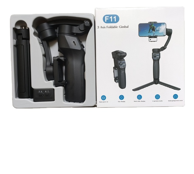 Low Price Smartphone 3-axes Handheld Pour Professional Phone Stabilizer Mobile Gimbal with 1 Moq Selfie Stick 3 Axis for Mobile