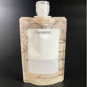 Bolsa transparente personalizada para líquidos, bolsa de plástico para bebidas con boquilla - Product Image 3