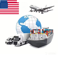 Agence de transport multimodal de la Chine vers les États-Unis Service logistique d'expédition de fret aérien mer terre sûr et rapide bon marché LCL + Express
