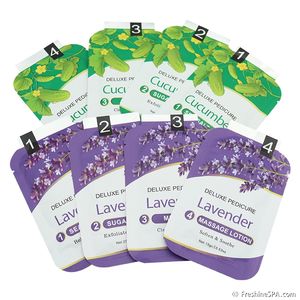 Deluxe Foot Pedicure Kit In una scatola 4 In 1 Private Label Natural Organic Sugar Scrub Pedicure cetriolo Spa Pedicure Set produttore - Product Image 2