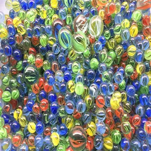 Colorful Glass Marbles 14mm Game Pinball Machine Cattle Small Marbles glass ball toys Machine Beads