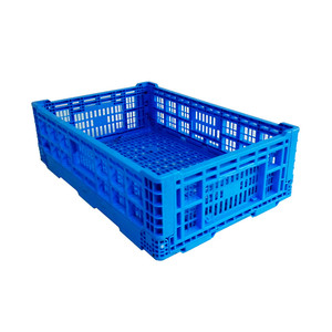 Boîte de rangement pliable mobile pliante pour légumes bacs caisse pliable en plastique pour expédition à la ferme - Product Image 4