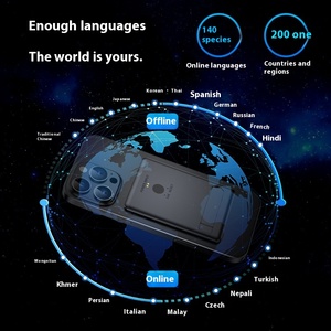 Ngôn ngữ 144 mới thời gian thực ai Dịch Giả OLED trực tuyến ngoại tuyến Dịch giọng nói/văn bản/hình ảnh hai chiều cho học tập kinh doanh du lịch - Product Image 3