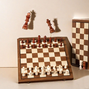 High End Portable Wooden <strong>Chess</strong> Set <strong>Board</strong> Game International <strong>Chess</strong> With Storage Box Chitu CT Model - Product Image 3