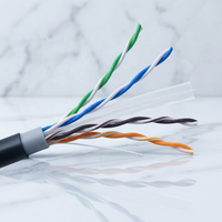 Câble Réseau Extérieur UTP FTP SFTP CAT7 4 Paires 8 Conducteurs 305m (1000ft) 24AWG Cuivre CCA Gaine PE AixTon/OEM