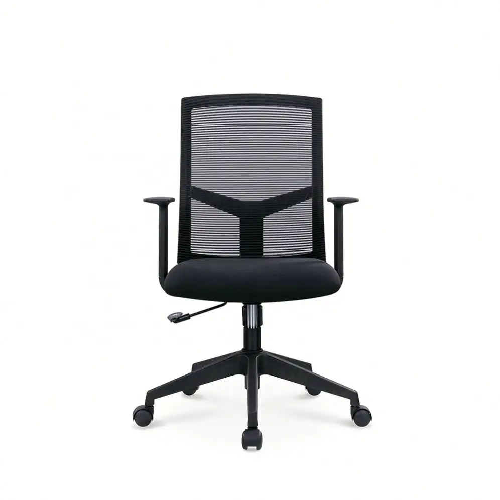 Black modern ready to ship white mesh ergonomic custom rubber wheel swivel base comfortable swivel blue color office chair