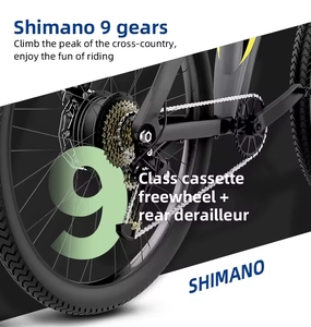 จักรยานเสือภูเขา City Road Bike Dual Dish Cycle Q5 ขนาดยาง 27.5 นิ้ว แบตเตอรี่ลิเธียมถอดได้ จักรยานไฮบริดไฟฟ้า ECS302 City Bike - Product Image 5