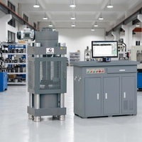 Máquina de Ensayo de Compresión Electrohidráulica Servocontrolada por Microcomputadora 2000kN, Probador de Compresión de Concreto HYE-2000