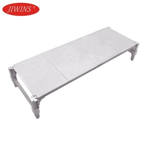 Estanterías de Plástico y Hierro PP Jiwins, Resistentes, de 4 Niveles, con Protección Anticorrosión, con Ruedas, Almacenamiento de Alta Calidad para Cámaras Frigoríficas y Almacenes - Product Image 5