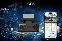 Caméra embarquée 4G LTE avec écran tactile 3,69 pouces, double objectif 4K, ADAS, BSD, GPS, capteur G, surveillance à distance en temps réel, stationnement