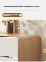 Commode à 5 tiroirs en MDF de style japonais, meuble de rangement gain de place pour chambre à coucher, coffre en bois pour salon