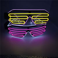 Venta Directa de Fábrica, Gafas LED Inalámbricas |   Accesorios de Fiesta Novedosos Multicolores y Multidiseño Duraderos Los Más Populares
