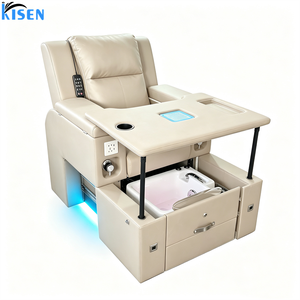 Luxury Modern Professional Lounge Manicure Foot Spa Reclining Electric Massage Nail Beauty Salon Pedicure <b>Chair</b> for Nail Salon - Product Image 3