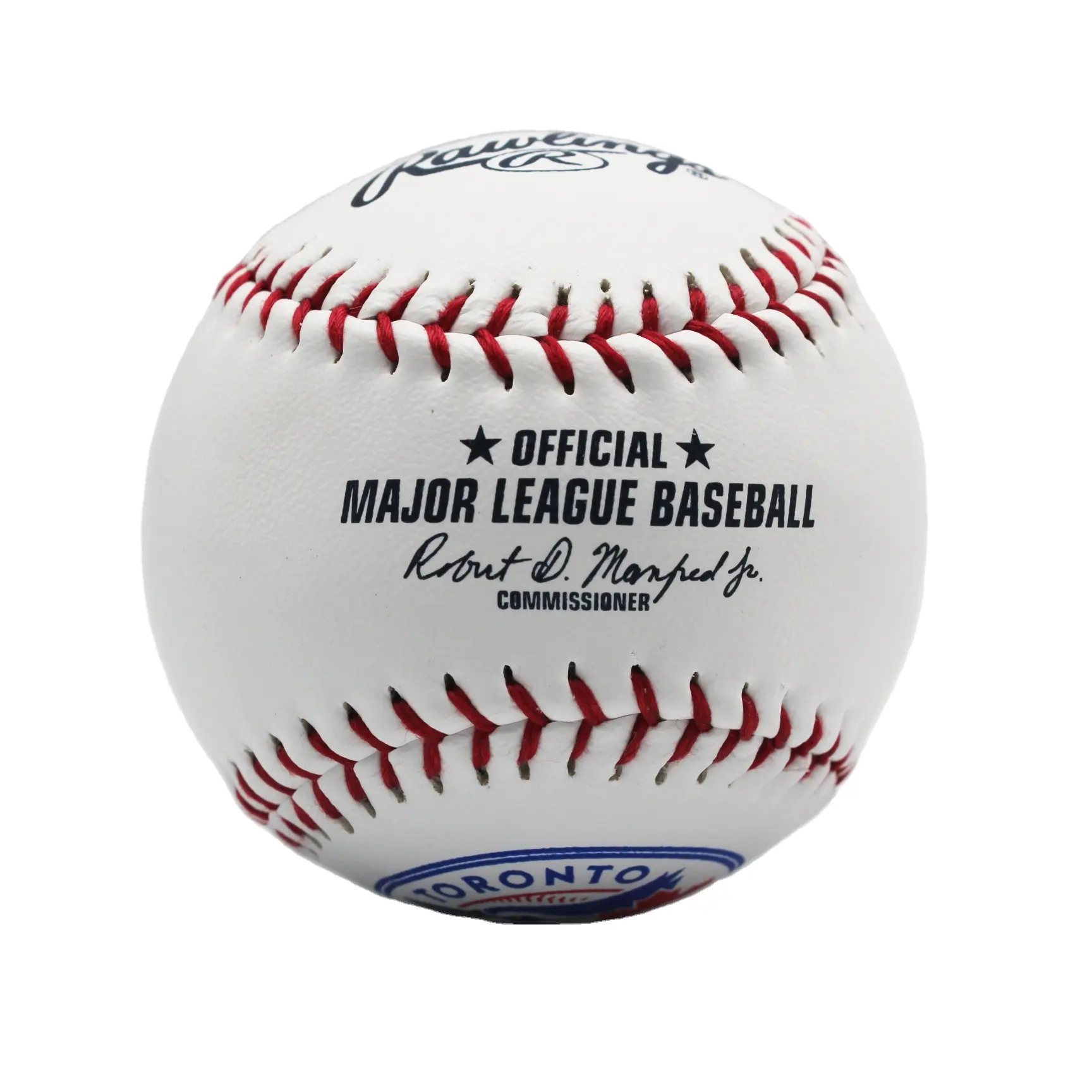 Baseball de couro sintético personalizado da liga oficial promocional