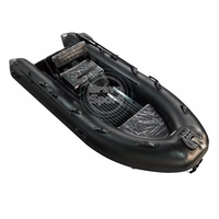 Bateau pneumatique rigide en aluminium de 12 pieds RHIB 360 Hypalon/PVC avec console simple pour la pêche