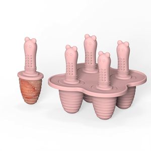 Molde de silicona para helados y paletas de bebé, para necesidades diarias, congelable para complementar la alimentación de dentición del bebé - Product Image 1