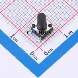 TS014-TBW1FH10.5 Tactile Switch SMD-4P,6x6mm Switch Single Pole Single Throw Round Button 2.5N Vertical Mount - Product Image 1