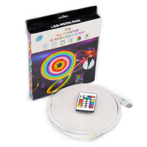 Tira de Luz de Neón Flexible LED <span class=keywords><strong>RGBIC</strong></span> de 16 Millones de Colores con Control Inteligente por APP, 5M 5V, Kit Completo para Decoración de Habitaciones y Letreros de Neón - Product Image 1