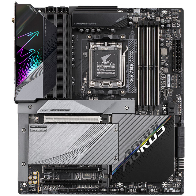 Original New amd X670E AORUS MASTER WIFI6E DDR5 AM5 Ryzen MATX 7950X3D 7900X3D 7800X3D for Pc Computer Use Gaming Motherboard