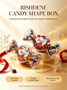 Boîte de chocolats truffes <span class=keywords><strong>noisette</strong></span> Novelty Candy Contour, design élégant et transparent pour les cadeaux de mariage et les surprises d'anniversaire - Product Image 6